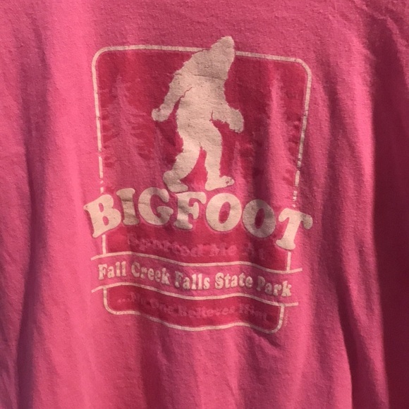 Bigfoot Spotted me at Falls Creek Falls State Park destination shirt Sz XL youth - Picture 2 of 5